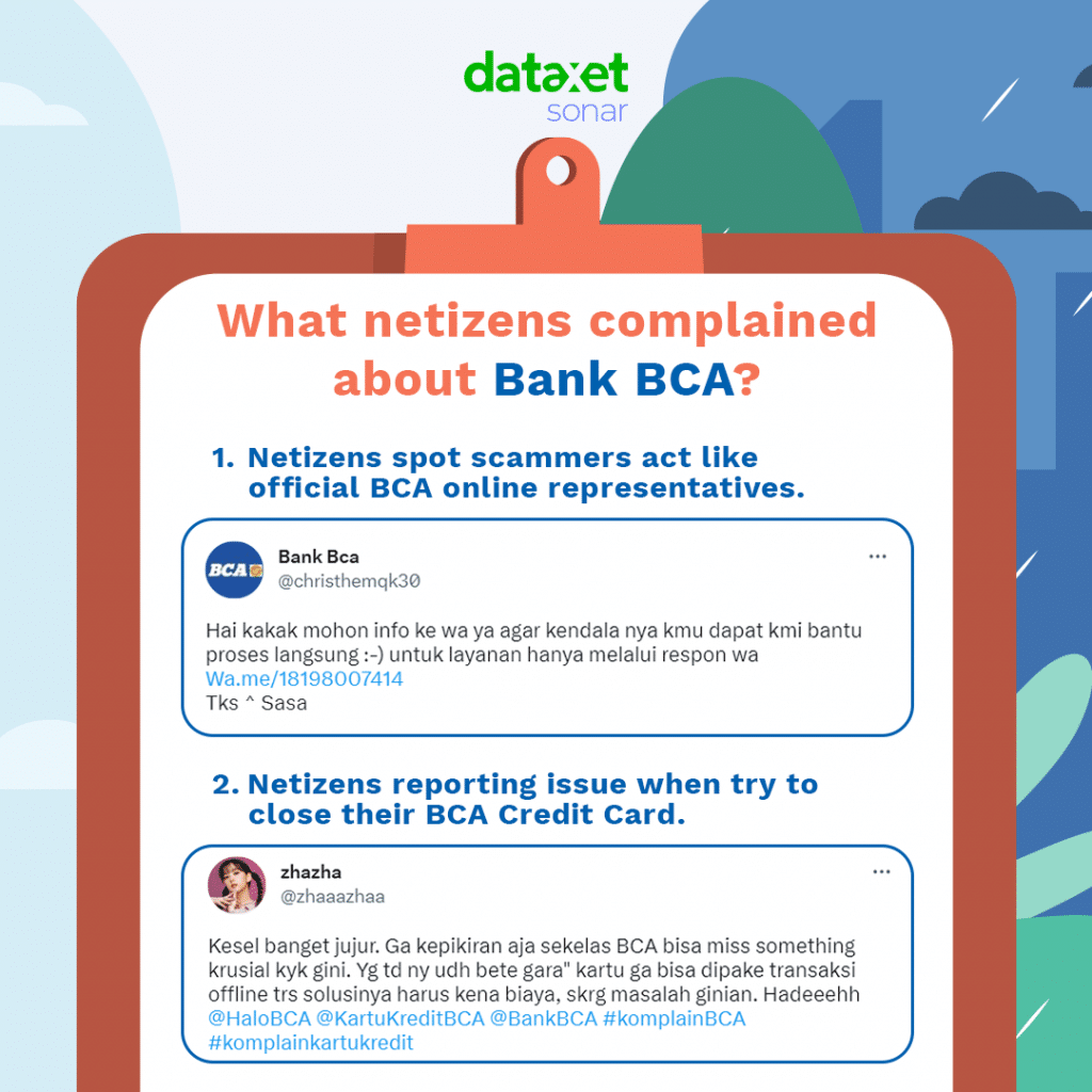 What netizens complained about Bank BCA?